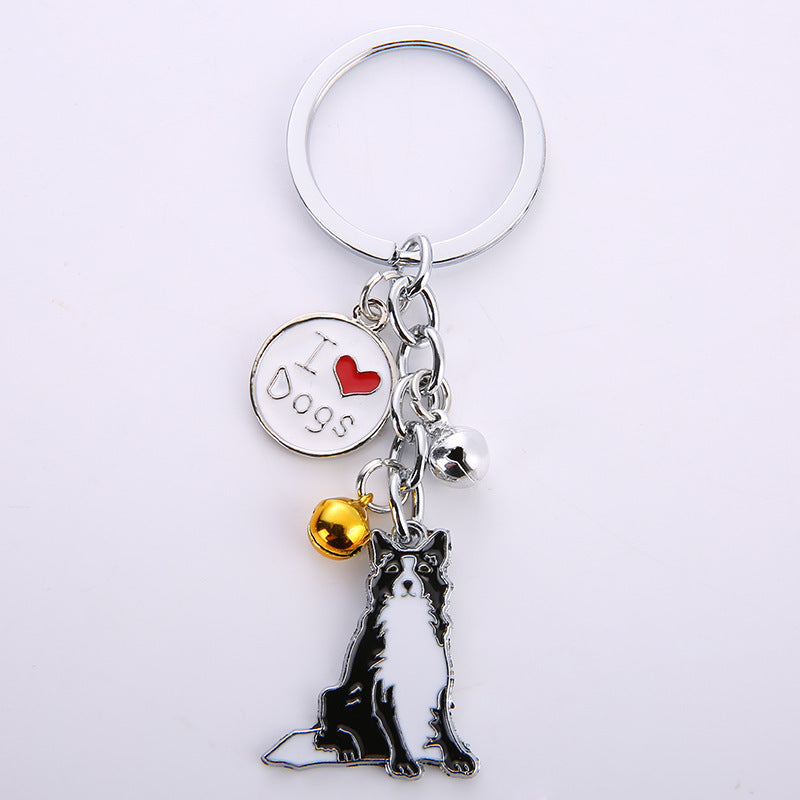 Wholesale Pet Dog Bell Metal Keychains
